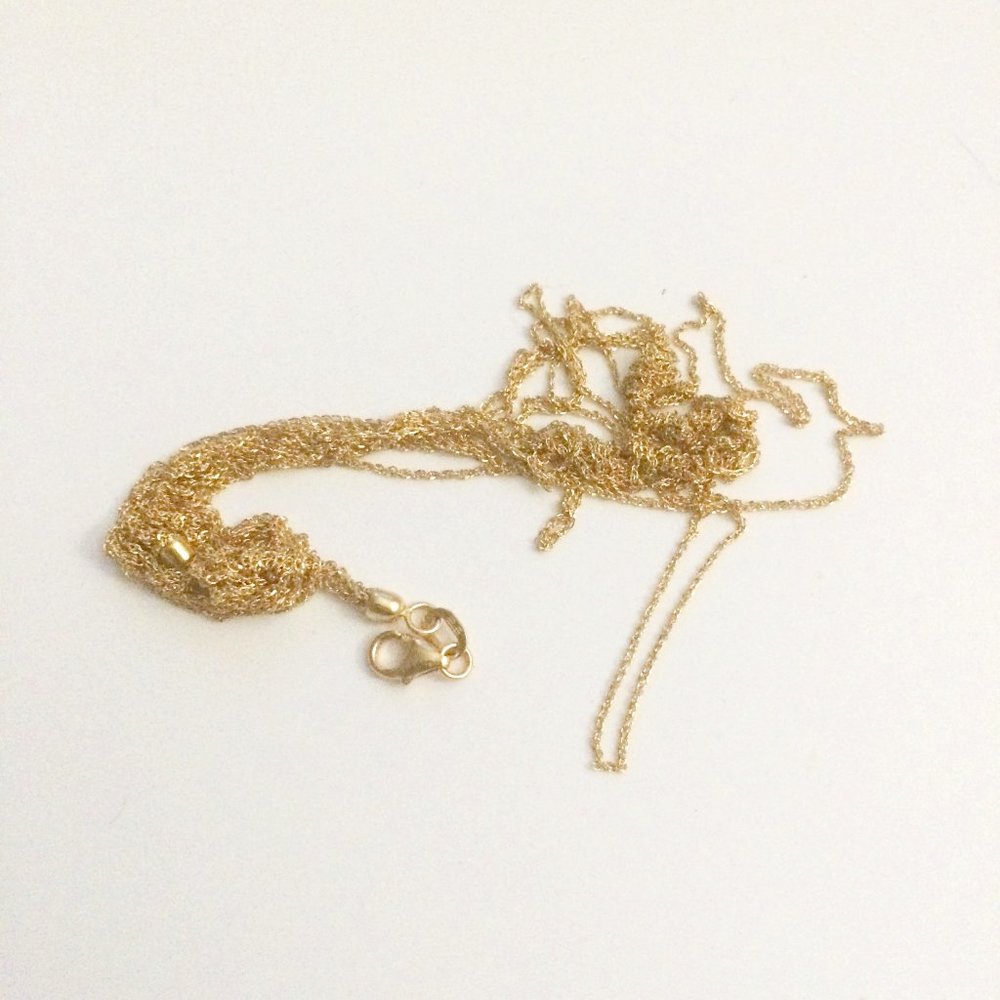 18KT Italy Gold Chain -please read description-